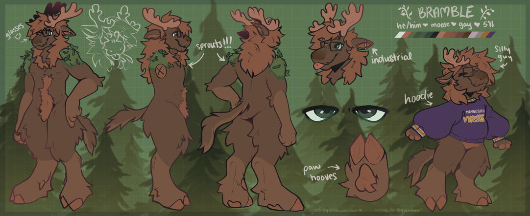 base price ($200) + one extra fullbody view ($50) + clothing on chibi ($15) = $305 - @y2critter